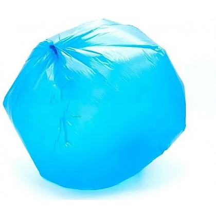 Мешки для мусора ПНД "Mirpack Extra", 12 мкм, 30 л, 20 шт/рулон, синий - 2