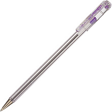 Ручка шариковая "ВК 77", 0.7 мм, прозрачный, стерж. фиолетовый
