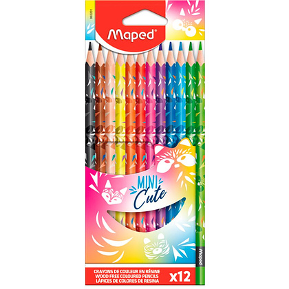 Цветные карандаши Maped "Mini Cute", 12 цветов, -30%