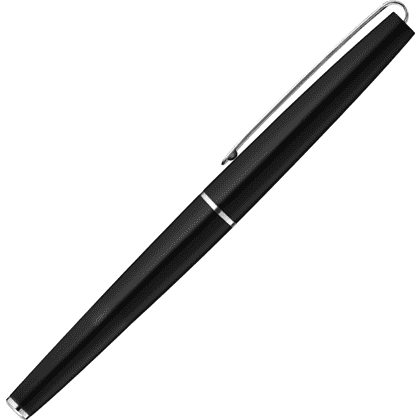 Ручка-роллер UMA "Eternity R", 0.7 мм, черный, стерж. синий
