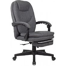 Кресло для руководителя Бюрократ "CH-868MSG-F", ткань, пластик, серый