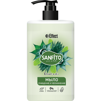 Мыло жидкое "Effect Sanfito" сочное алоэ, 1 л