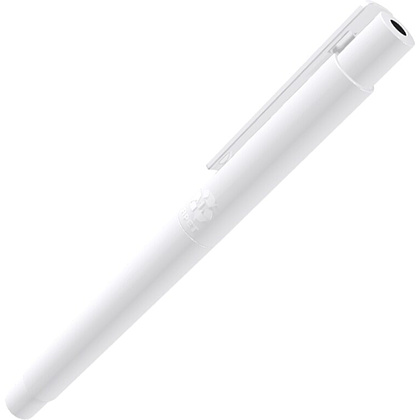 Ручка-роллер UMA "Recycles Pet Pen PRO R", 0,7 мм, белый, стерж. черный
