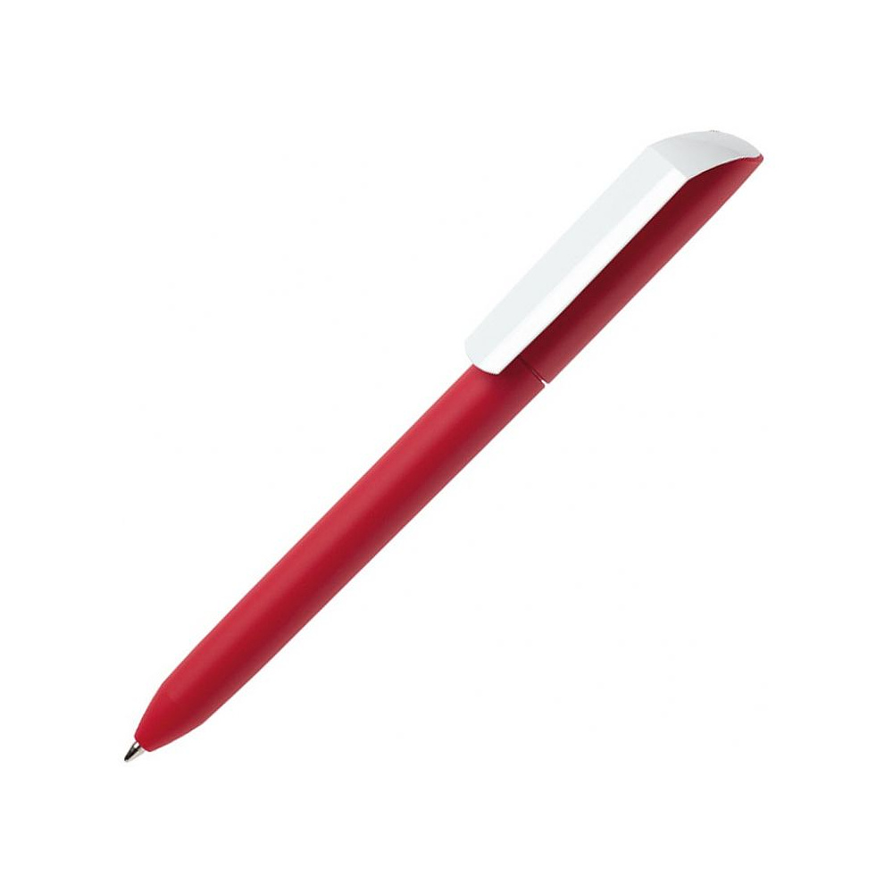 Ручка шариковая автоматическая "Flow Pure GOM CB", 1.0 мм, красный, белый, стерж. синий