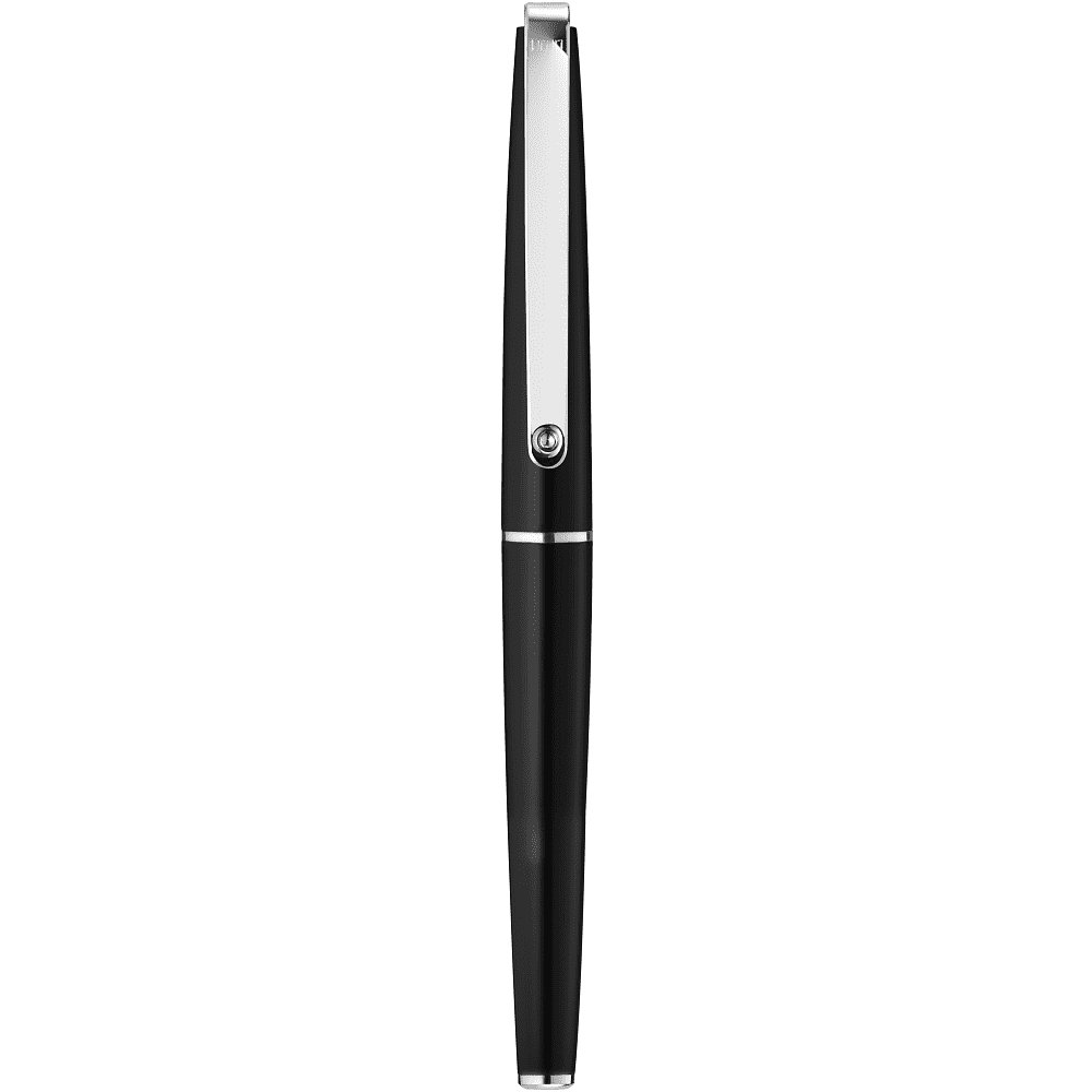 Ручка-роллер UMA "Eternity R", 0.7 мм, черный, стерж. синий - 2