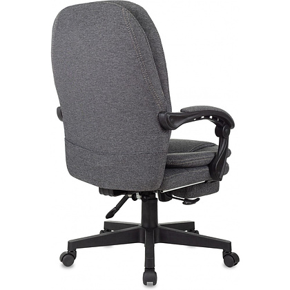 Кресло для руководителя Бюрократ "CH-868MSG-F", ткань, пластик, серый - 3