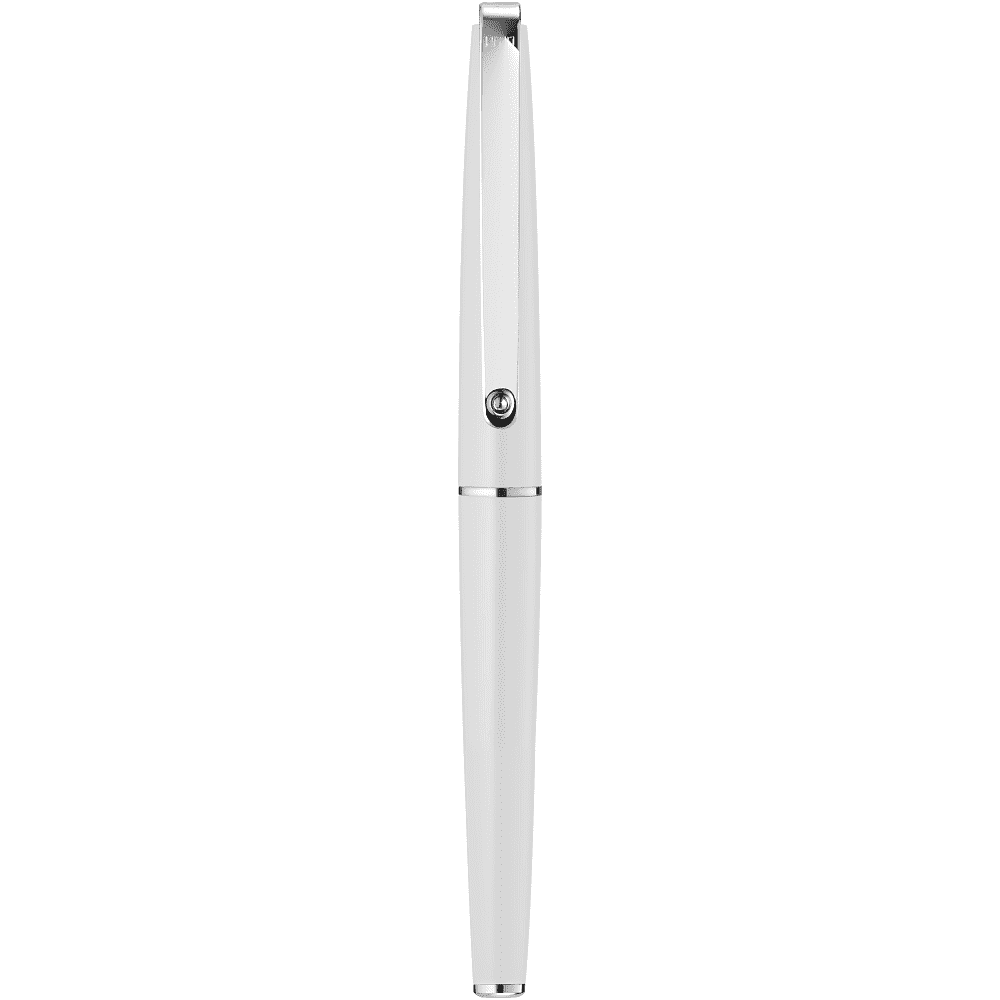 Ручка-роллер UMA "Eternity R", 0.7 мм, белый, стерж. синий - 2