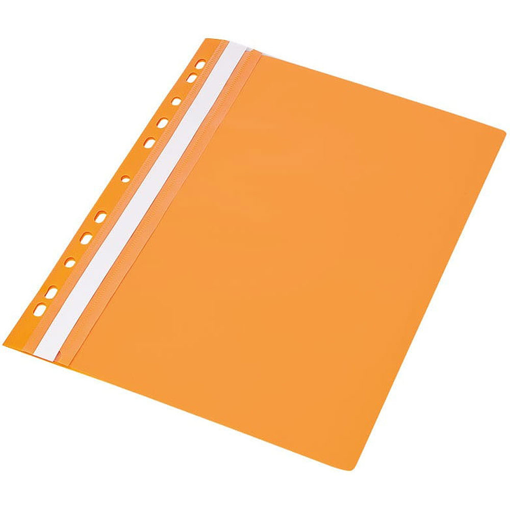 Папка-скоросшиватель с перфорацией "Panta Plast ECO", А4, оранжевый