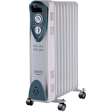 Электрообогреватель масляный Оазис "UT-10 1000W", 1000 Вт