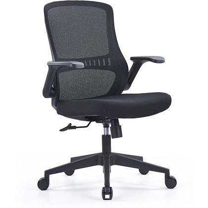 Кресло для персонала SitZone CH-526B сетка, ткань, пластик, черный