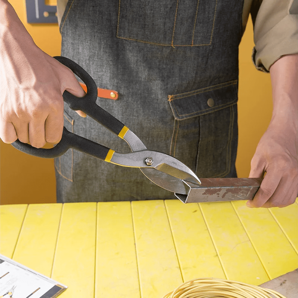 Ножницы Deli YS EDL25910, по металлу, 250 мм, черный - 4