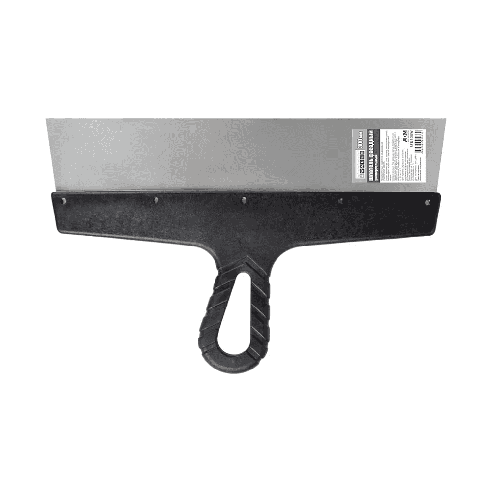 Шпатель фасадный 4Walls, SFU300W, нержавеющий, универсальный, 300 мм 