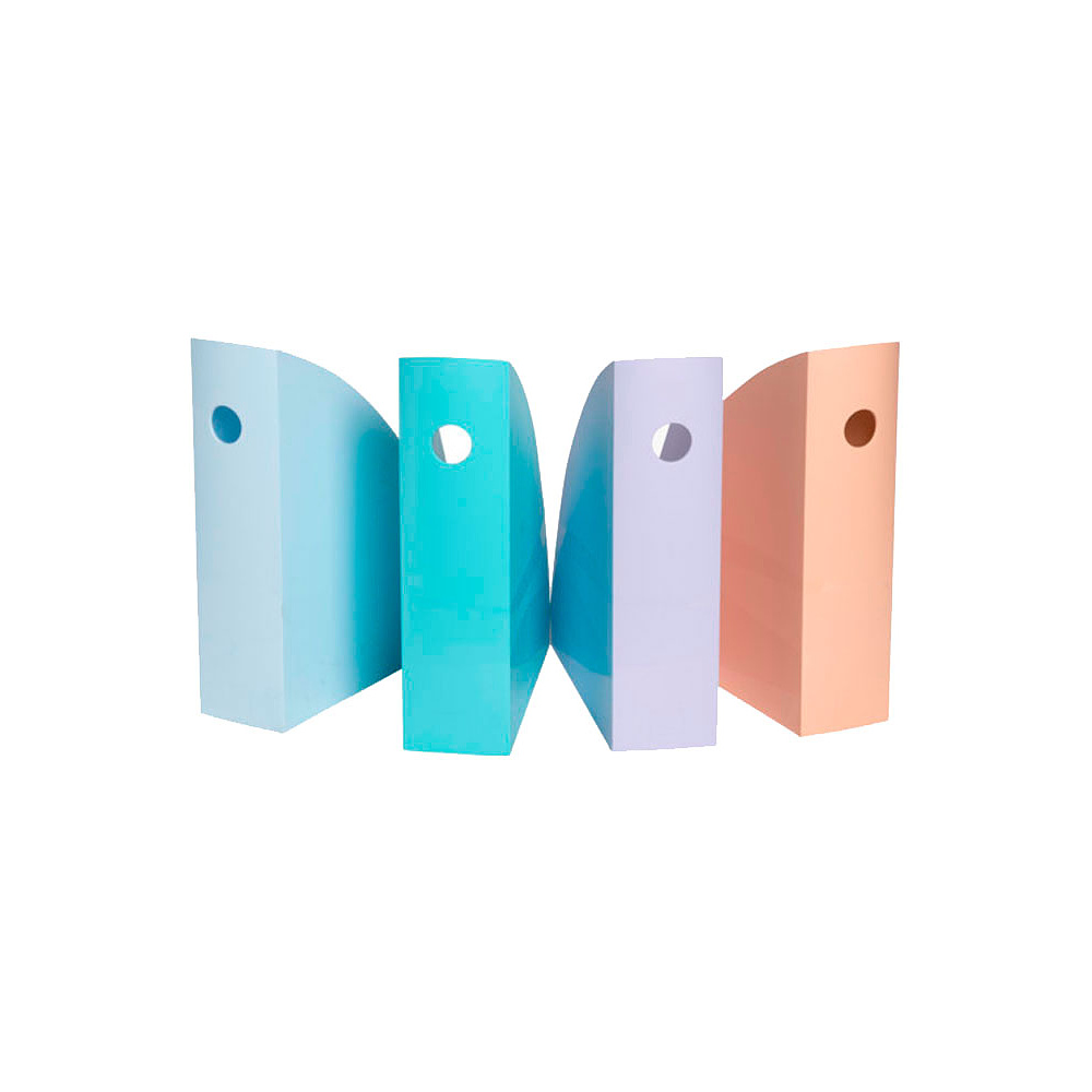 Модуль для бумаги вертикальный "Aquarel", зеленая пастель - 5