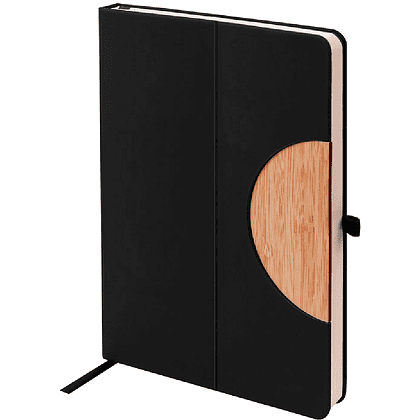 Ежедневник недатированный "Bosforo", А5, 272 страницы, черный