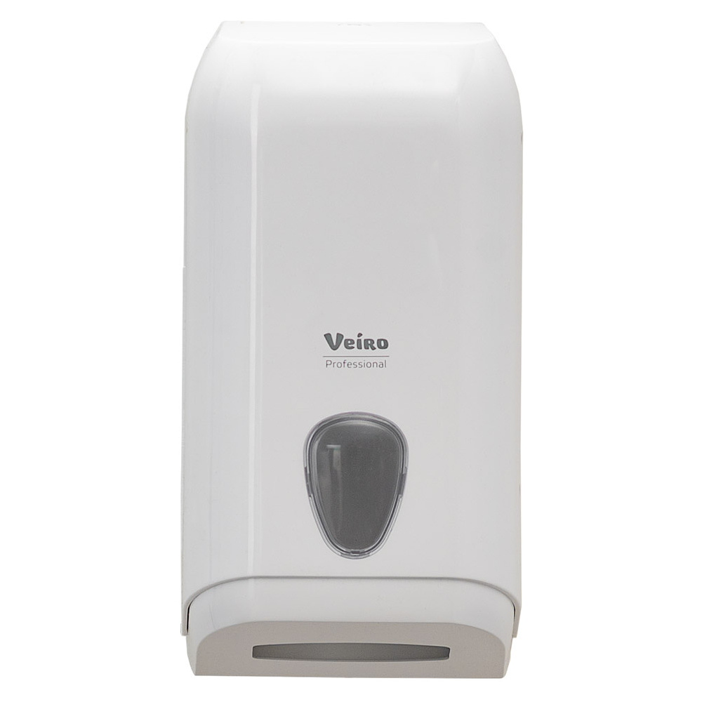 Диспенсер Veiro Professional "L-ONE" для туалетной бумаги листовой, белый - 6