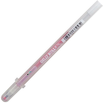 Ручка гелевая "Gelly Roll Stardust", 0.5 мм, прозрачный, стерж. красный