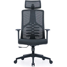 Кресло для руководителя SitZone CH-359A сетка/ткань, черный, -30%