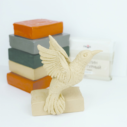 Пластилин скульптурный "Студия" Т, 500 г, телесный - 4