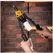 Заклепочник двуручный Deli YS EDL236913, 330 мм, 2.4- 6.4 мм, желтый, черный