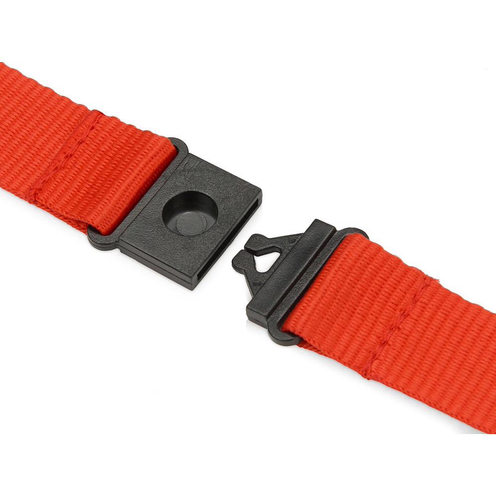 Тесьма с карабином для бейджа "839121", красный - 4