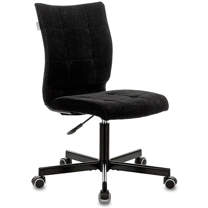 Кресло для персонала "Бюрократ СH-330M/LT-20", ткань, металл, черный