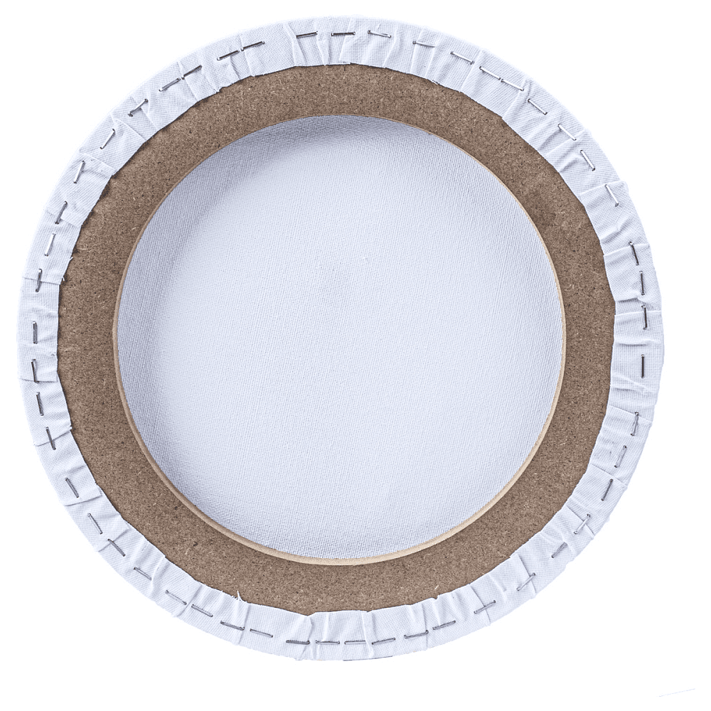 Холст на подрамнике круглый "Сонет", 30 см, хлопок, 280 г/м2, среднее зерно - 3