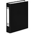 Папка на кольцах "VauPe", 2 кольца, А5, черный