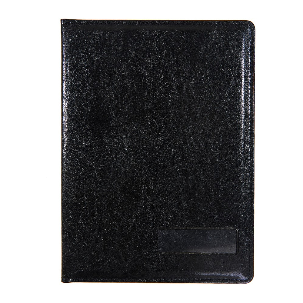 Папка на подпись, с карманом, черный