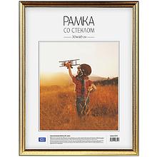 Фоторамка "OfficeSpace №2", 30x40 см, золотистый