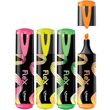Набор текстовых маркеров Maped "Fluo Flex", 4 шт, ассорти