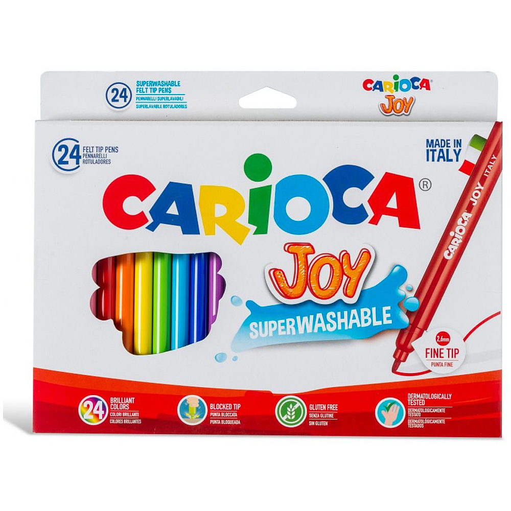 Фломастеры "Carioca Joy", 24 шт