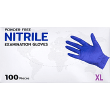 Перчатки нитриловые неопудренные одноразовые, р-р XL