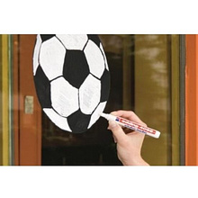 Маркер меловой Edding "4095", черный