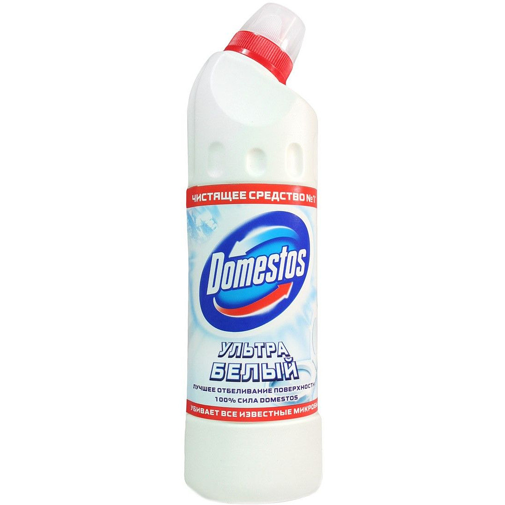 Средство чистящее для туалета "DOMESTOS" Ультра Белый 500мл