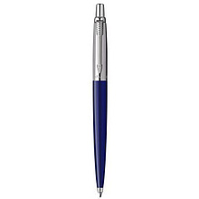 Ручка шариковая автоматическая "Parker Jotter Royal Blue CT", 1.0 мм, синий, серебристый, стерж. синий