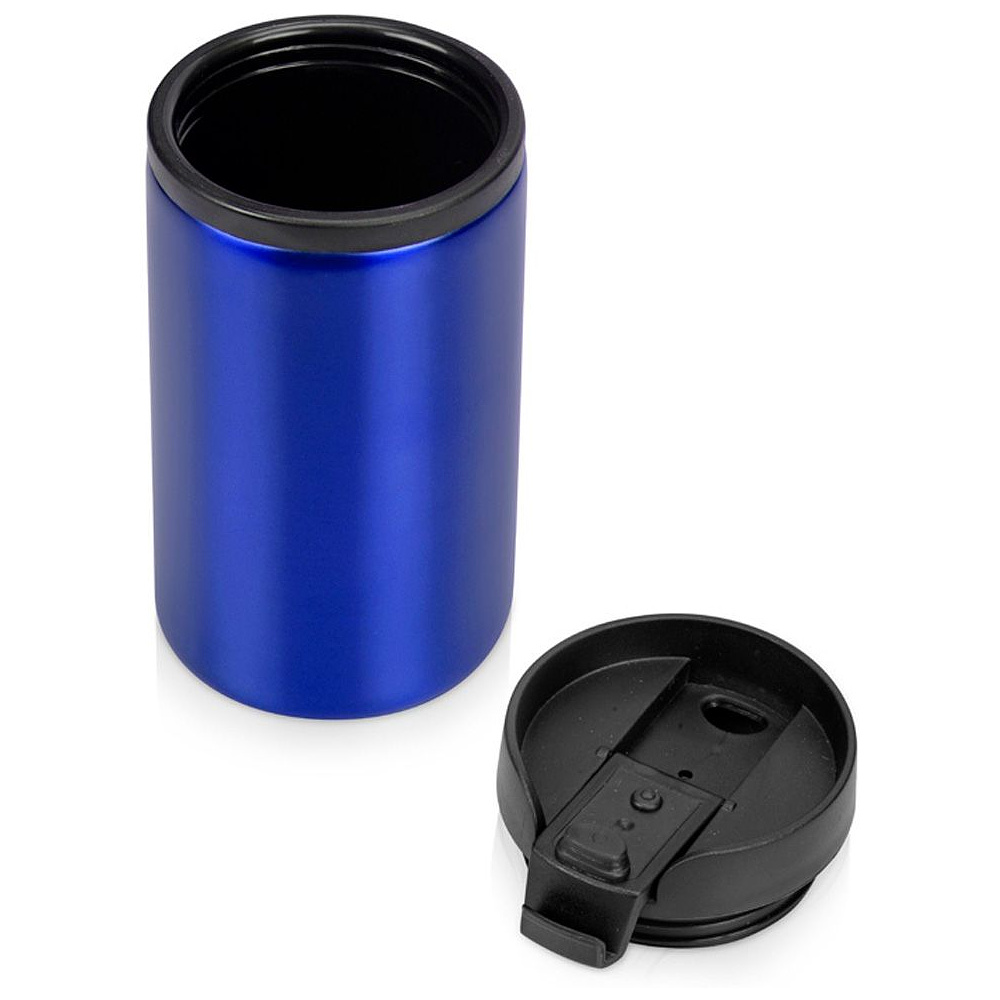 Кружка термическая "Jar", металл, пластик, 250 мл, синий, черный - 2