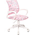 Кресло детское Бюрократ BUROKIDS 1W, ткань, пластик, розовый