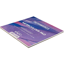Блок бумаги для акварели "Sketchmarker", 26x26 см, 300 г/м2, 10 листов, мелкозернистая