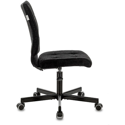 Кресло для персонала "Бюрократ СH-330M/LT-20", ткань, металл, черный - 3