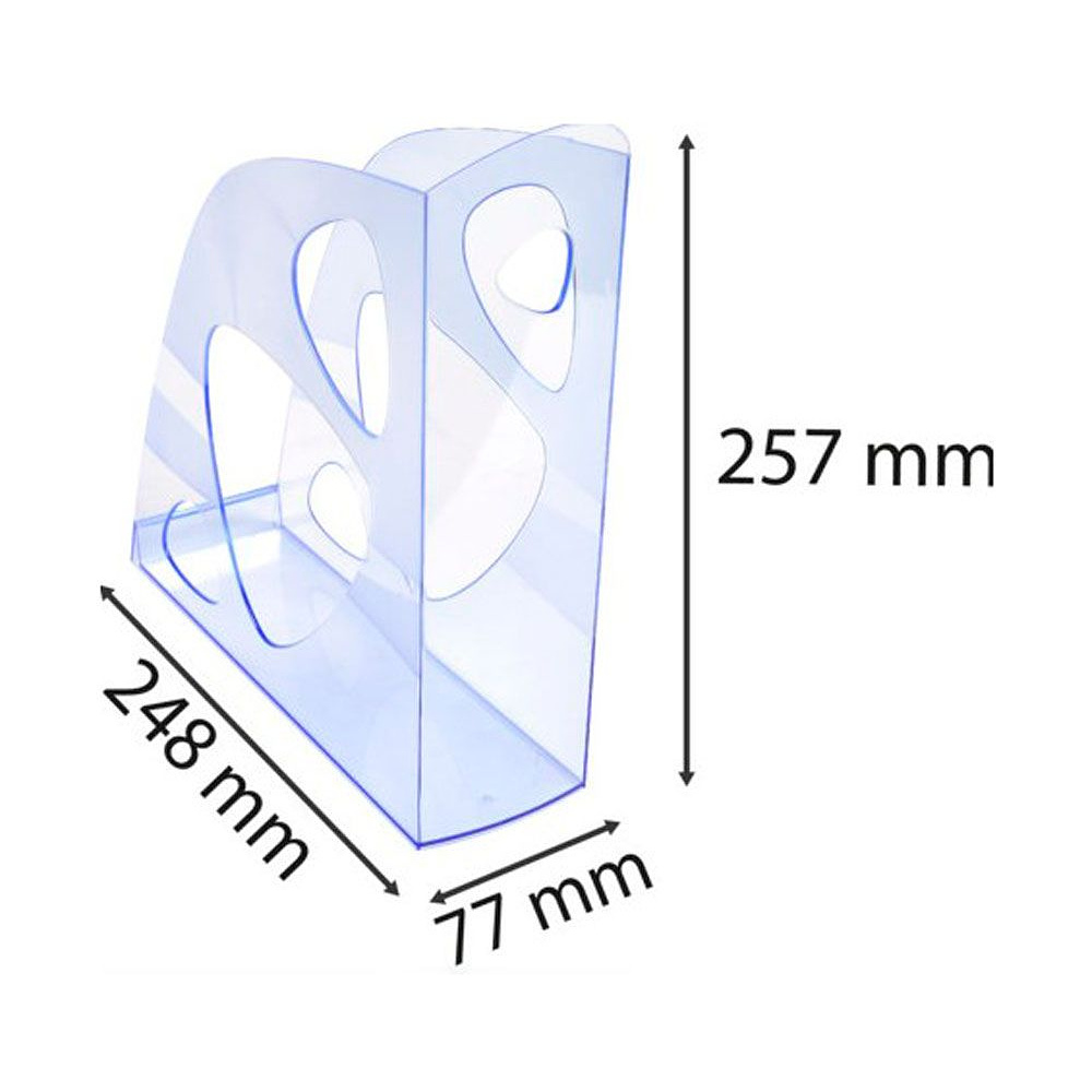 Модуль вертикальный "Exacompta", прозрачный синий - 3