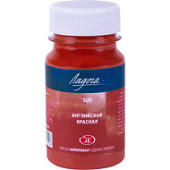 Краски акриловые Ладога, 300 английская красная, 100 мл., банка