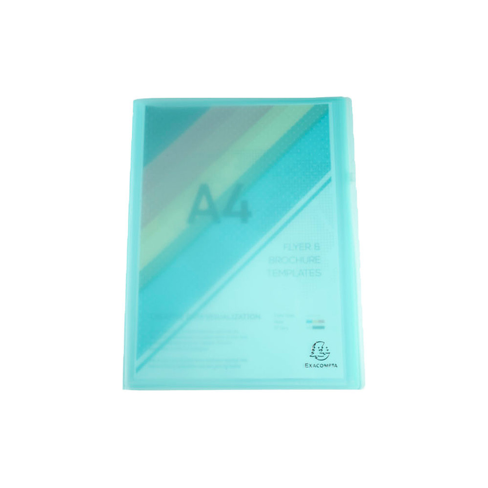 Папка c файлами "Chromaline Pastel", 40 карманов, ассорти - 6