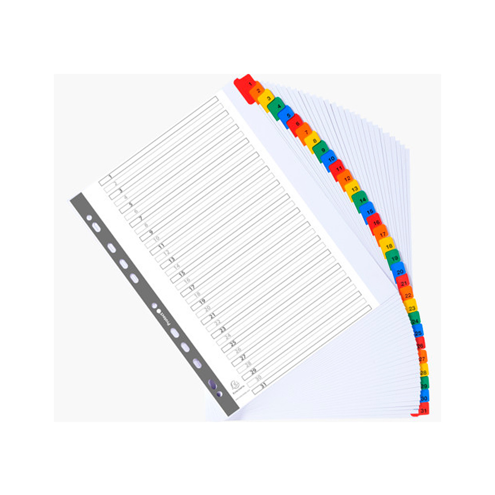 Разделитель "Exacompta", A4+, ассорти - 4