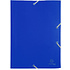 Папка на резинках "Exacompta", A4, 15 мм, полипропилен, синий