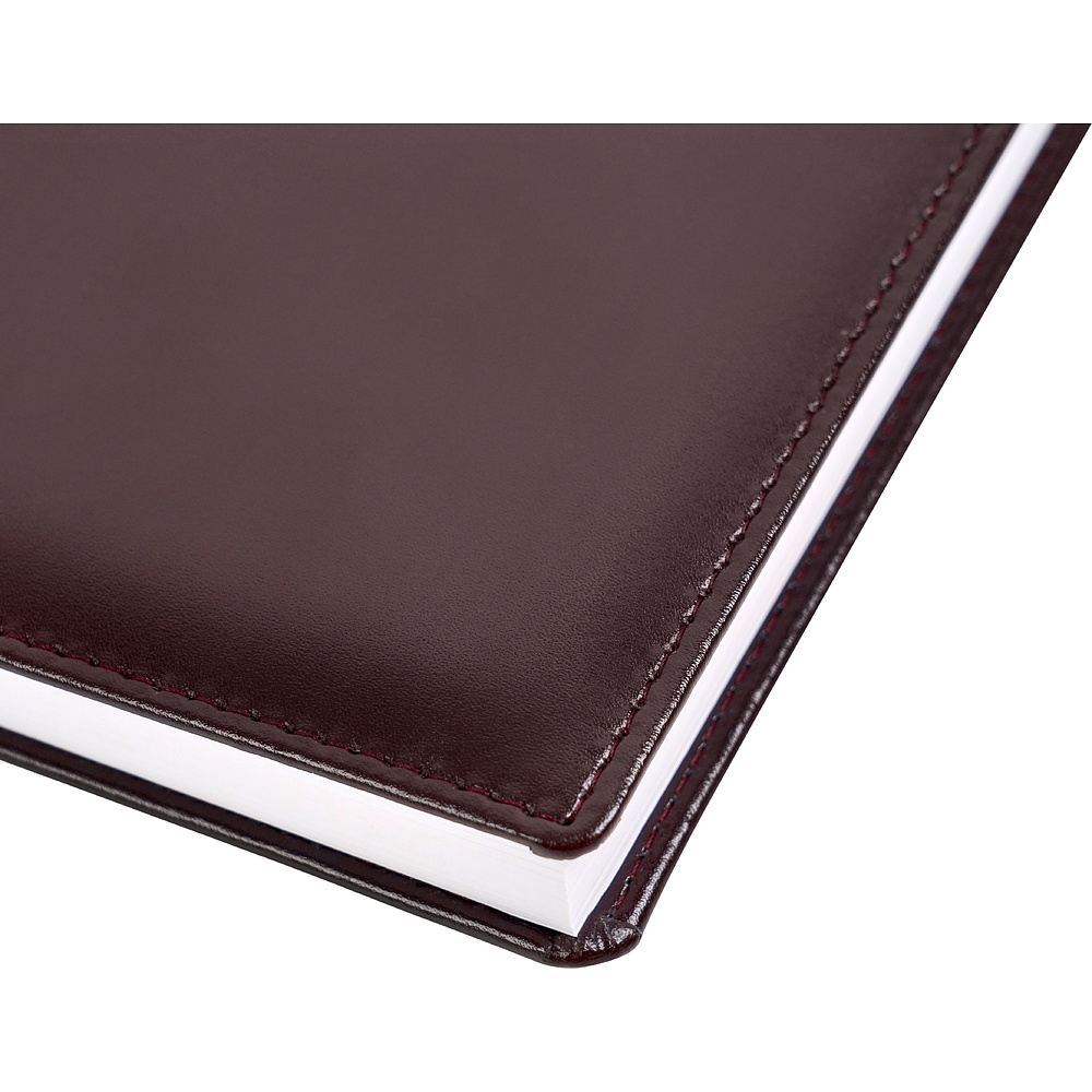Ежедневник недатированный "Pelle Siena", А5, 272 страницы, бургунди - 5