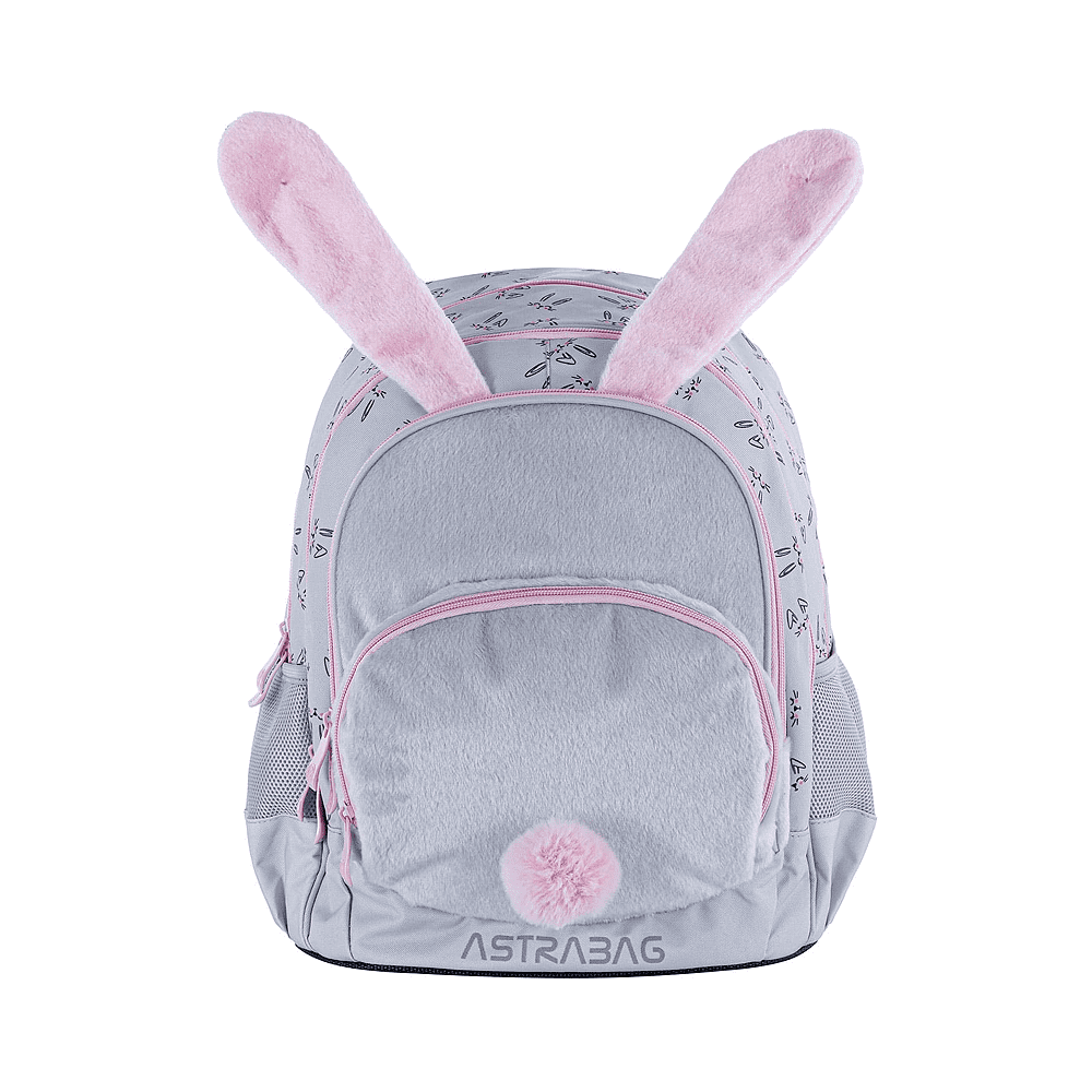 Рюкзак школьный "Honeybunny", серый, розовый - 3