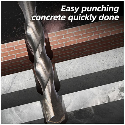 Бур по бетону Deli YS EDH-Y12160, 12x160 мм, SDS-PLUS - 4