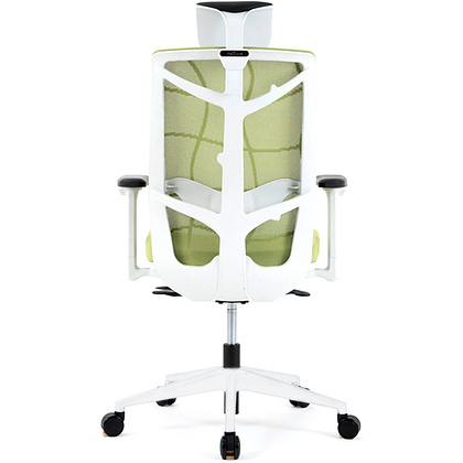 Кресло для руководителя "Nature II", пластик, ткань, зеленый - 4
