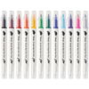 Маркер-кисть "Brush Sign pen twin", 12 шт - 7