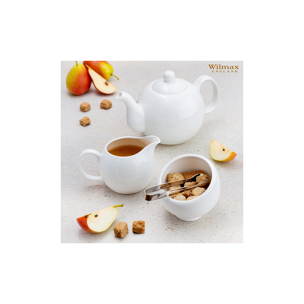 Сахарница-ваза Wilmax "WL-995000/А", фарфор 8,5х9 см, белый - 7